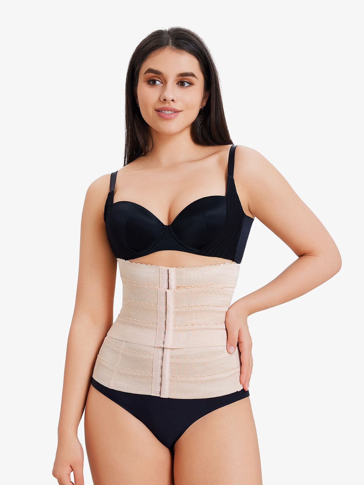 Nebility Womens' Waist Trainer Tummy Control Waist Cincher Slim Body Shaper-Nebility