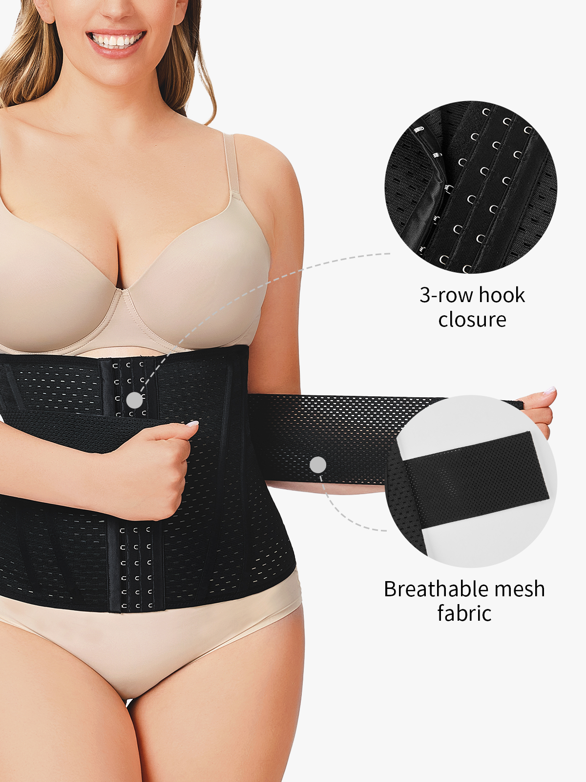 Women's Seamless High Stretch Waist Cincher Abdomen Control Shapewear