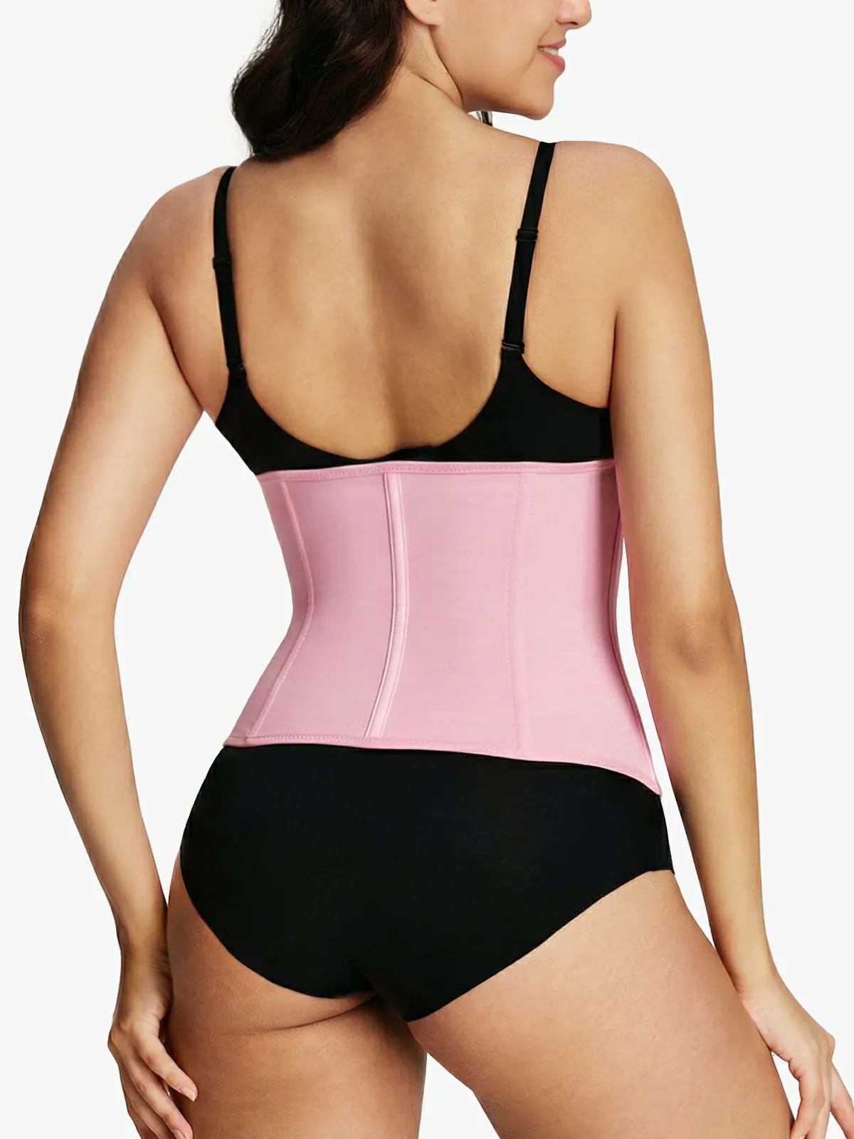 Zipper Steel Bone Support Waist Cincher