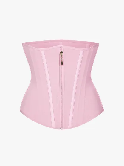 Zipper Steel Bone Support Waist Cincher