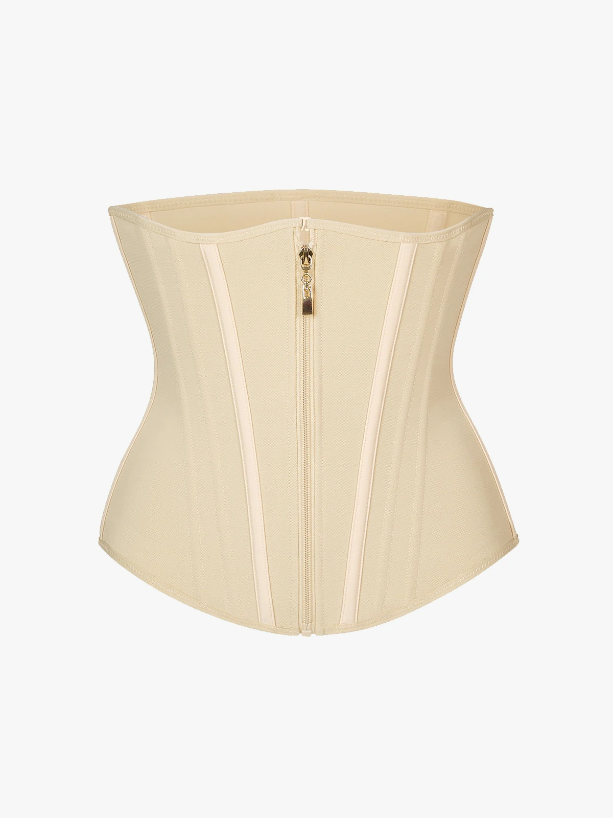 Zipper Steel Bone Support Waist Cincher