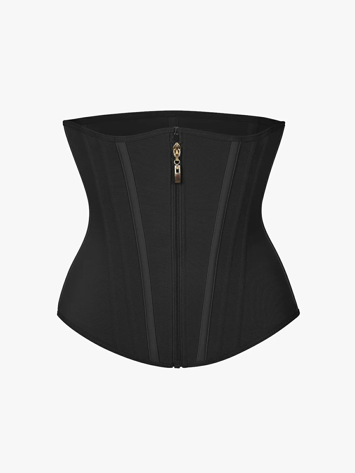 Zipper Steel Bone Support Waist Cincher