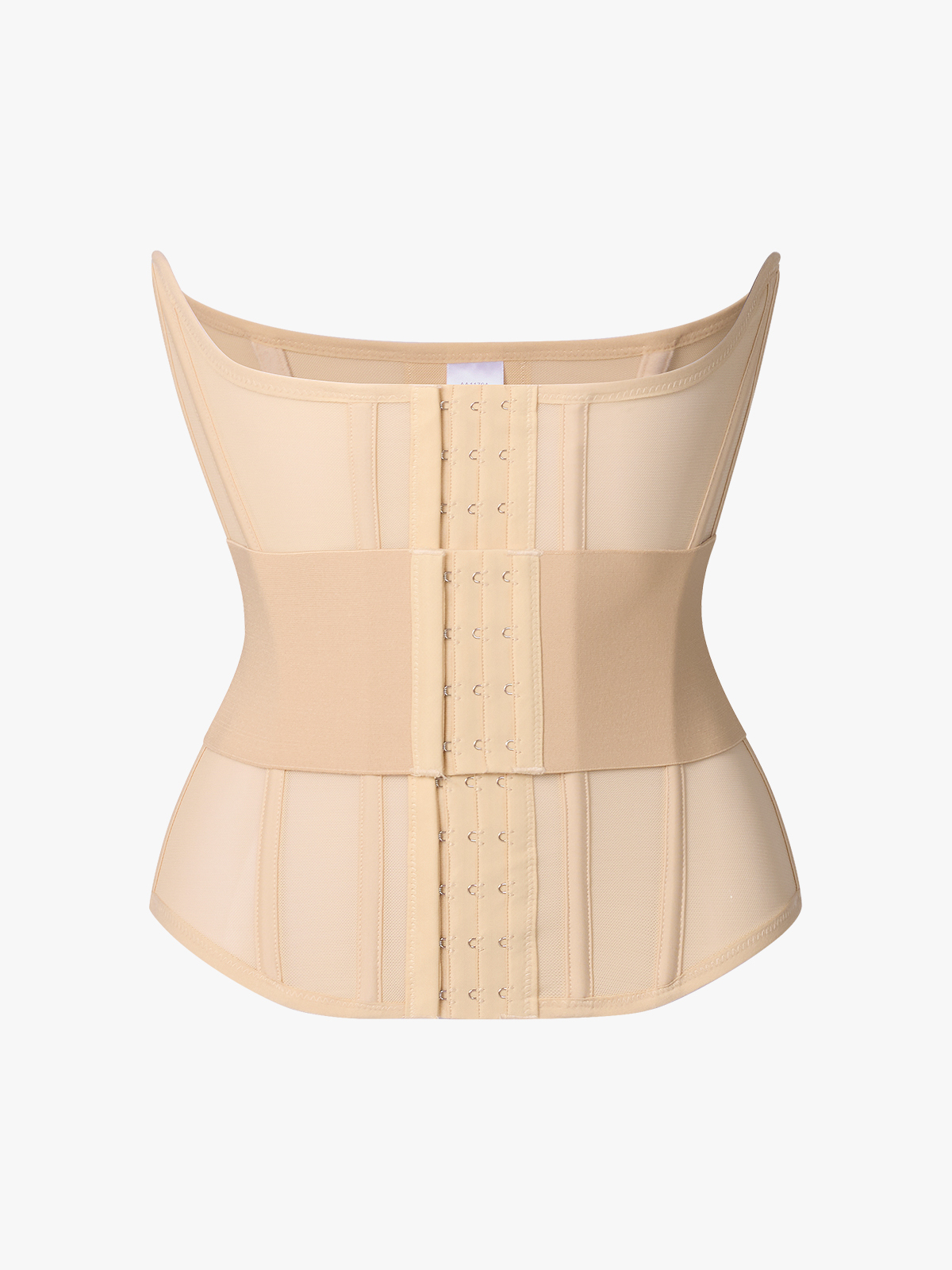 Sheer Mesh Double Tummy Control Waist Cincher