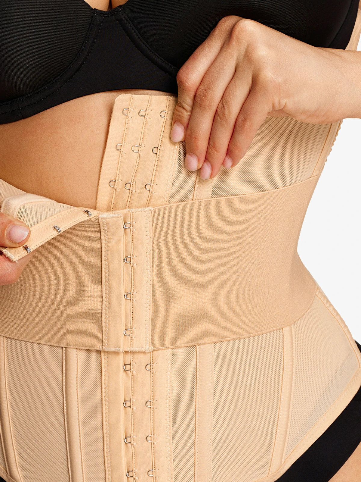 Mesh Double Tummy Control Waist Cincher