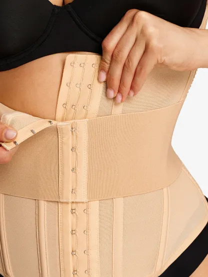 Mesh Double Tummy Control Waist Cincher