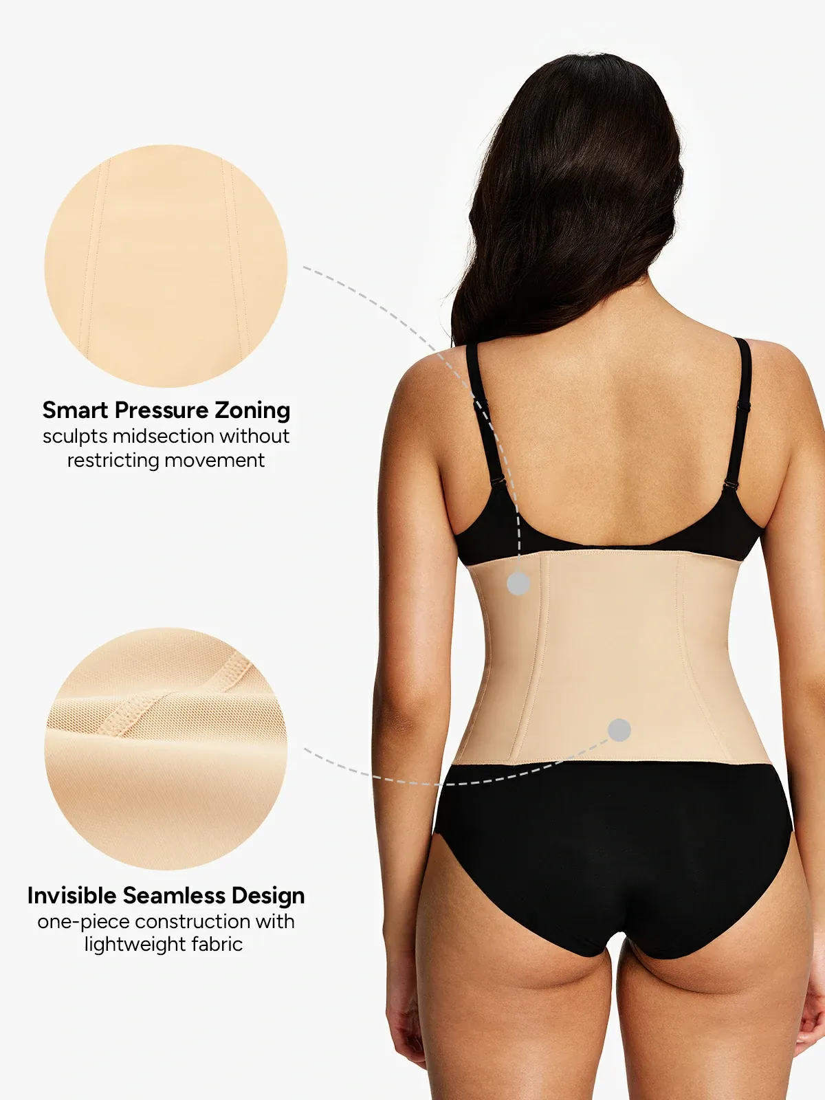 Front Buckle Smoothing Waist Cincher