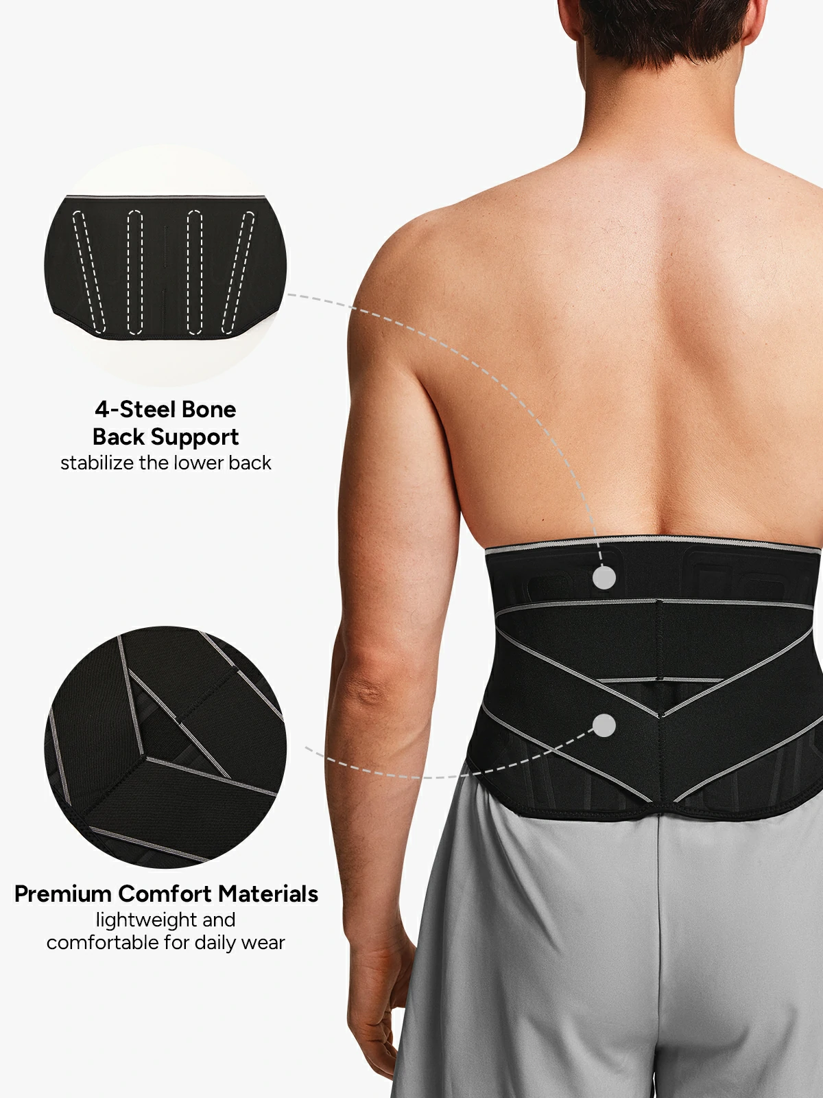 Velcro Steel Bone Waist Trainer
