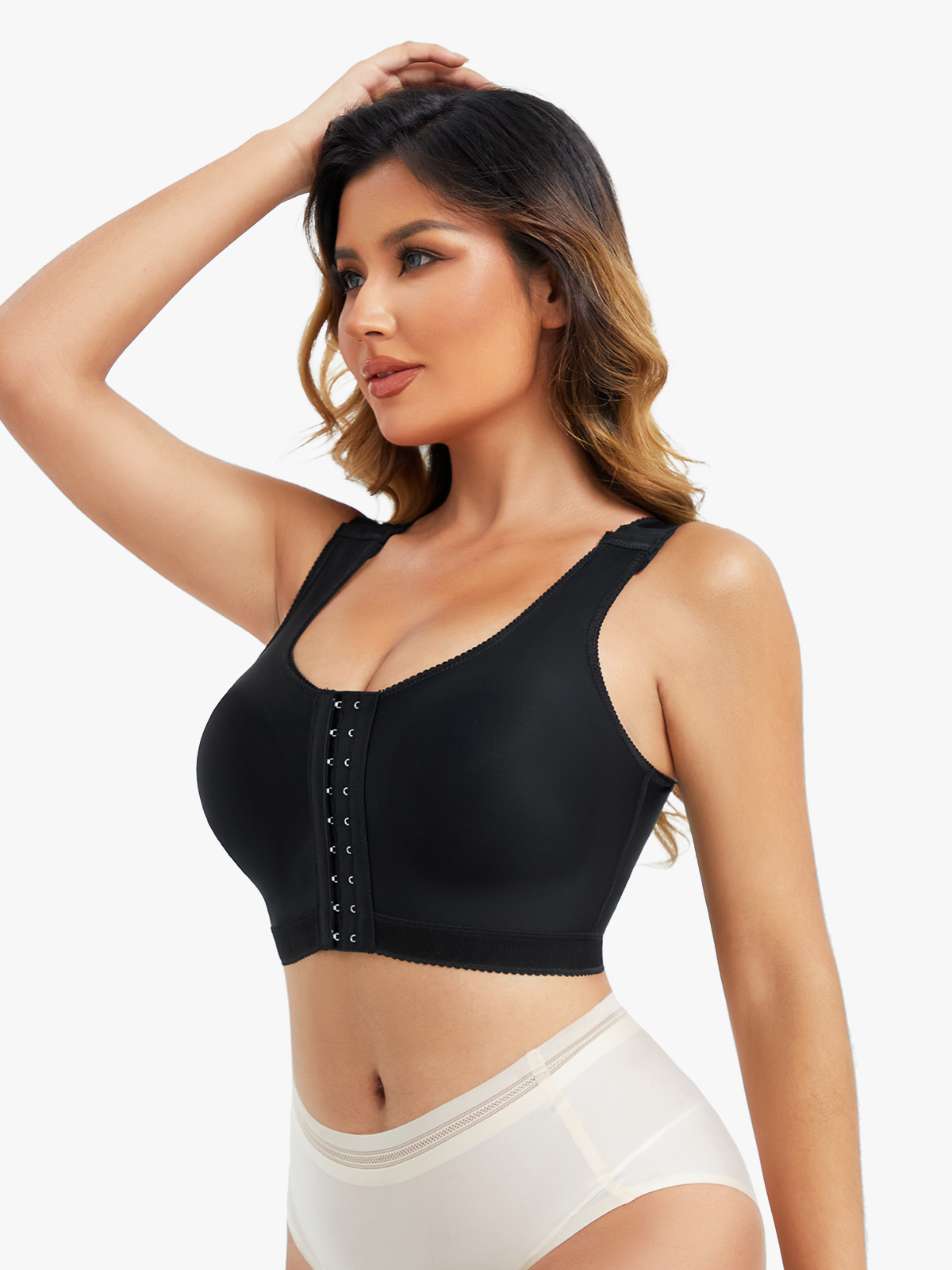 WIden Strap Front Closure Mastectomy Everyday Bras