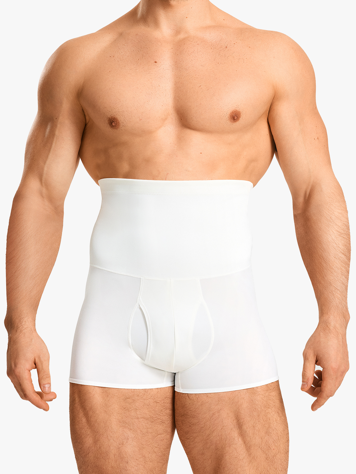 Men's High Waist Elastic Shorts