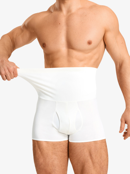 Elastic High Waist Tummy Control Crotch Opening Panty