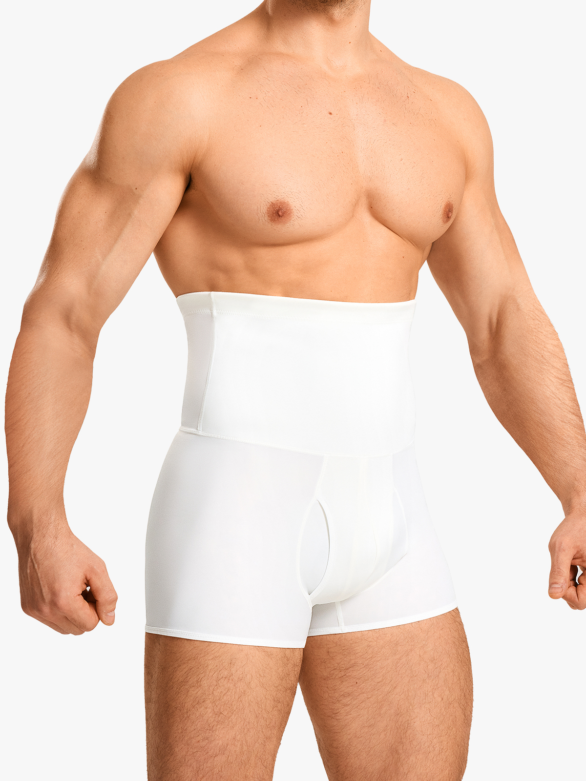 Men's High Waist Elastic Shorts