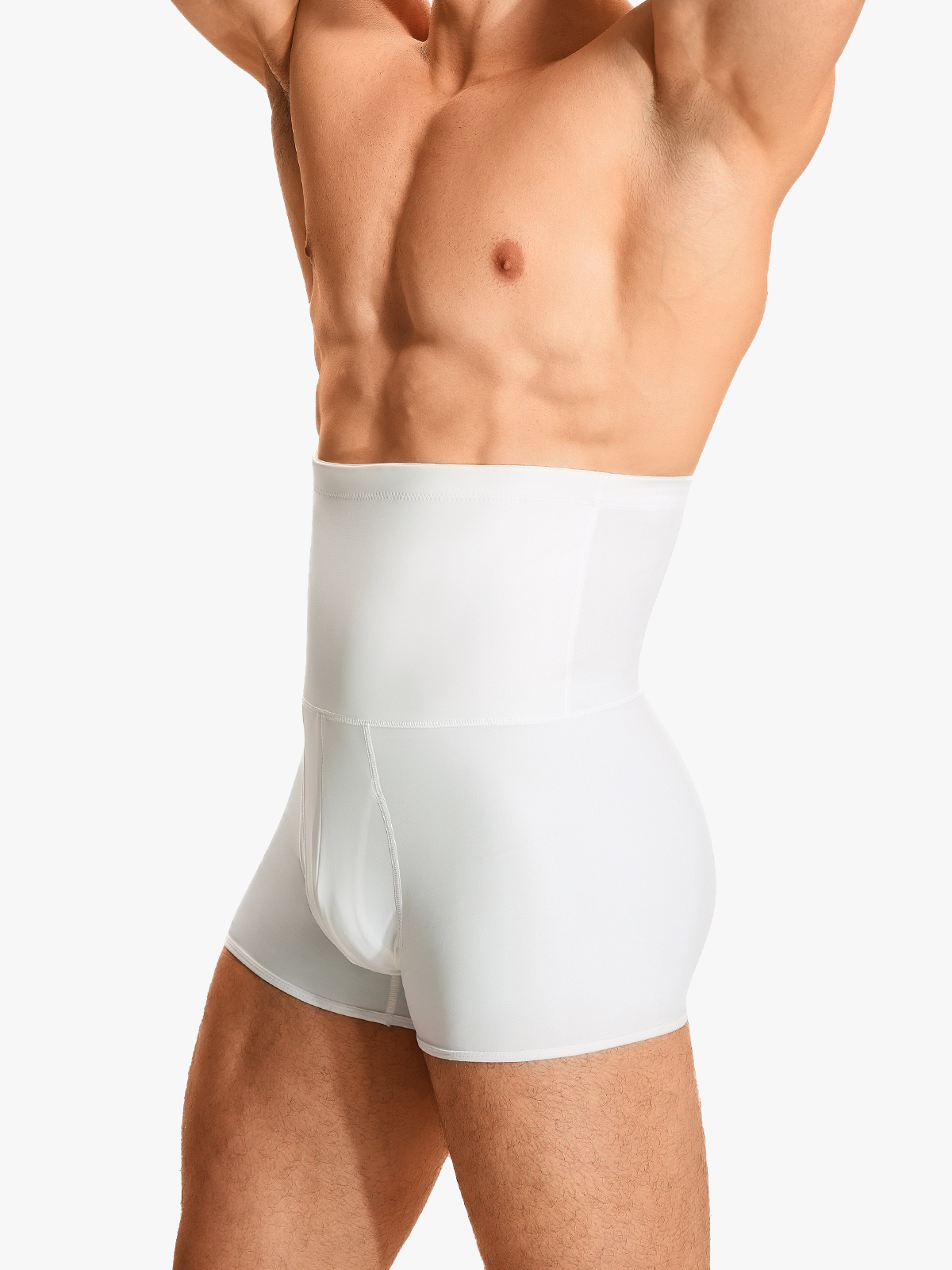 Men's High Waist Elastic Shorts