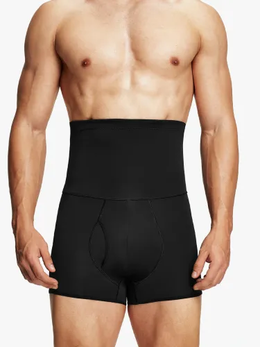 Men's High Waist Elastic Shorts