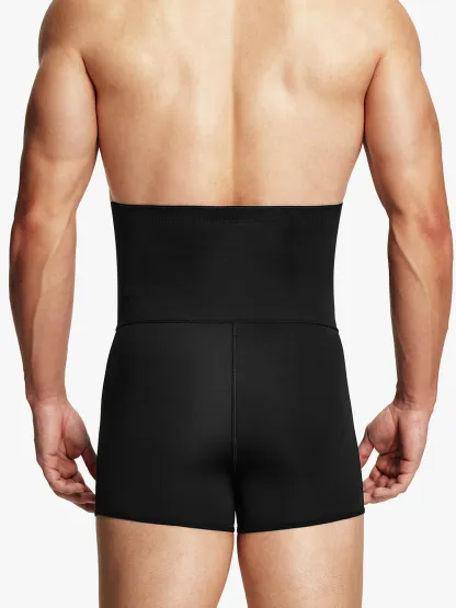 Men's High Waist Elastic Shorts