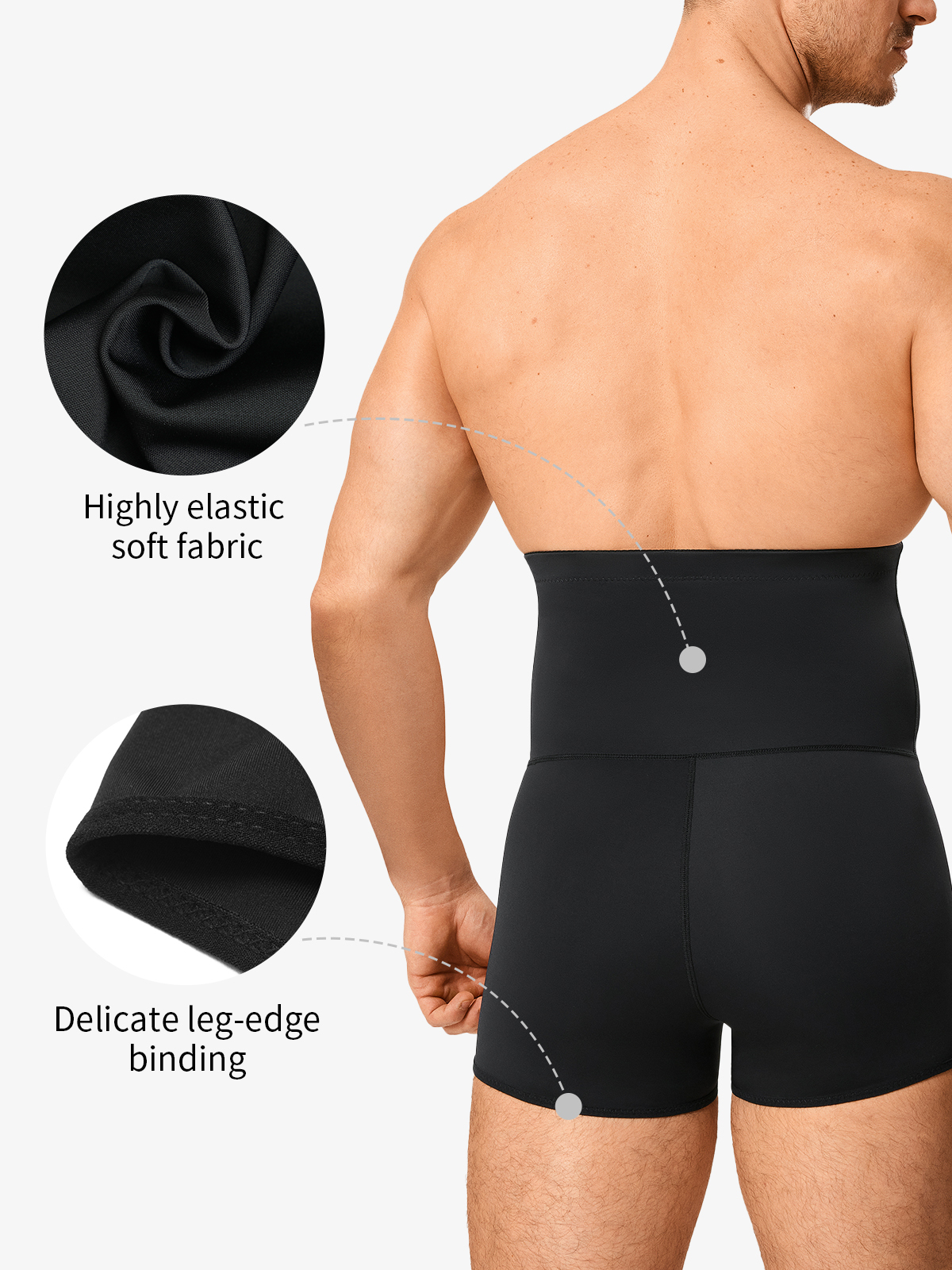 Elastic High Waist Tummy Control Crotch Opening Panty