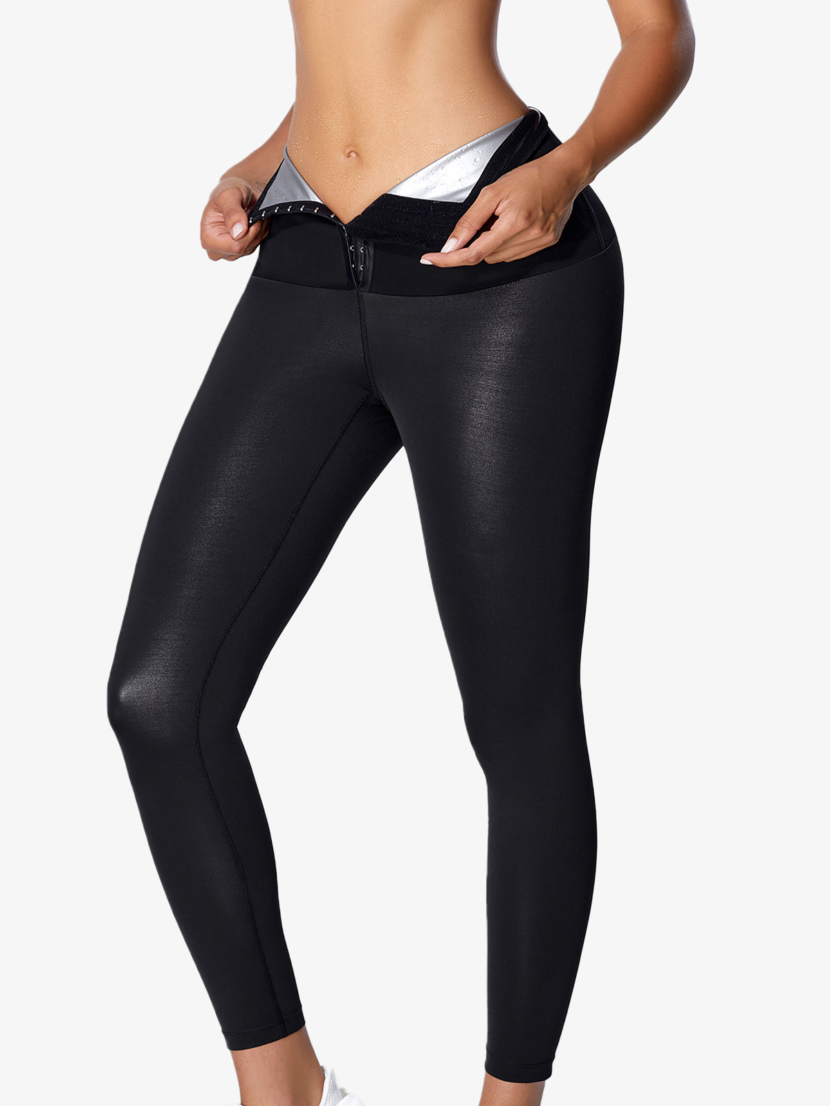 Non-Slip High-Waist Workout Sweat Pants
