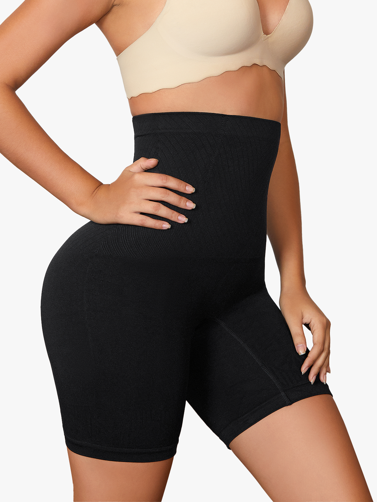 High Waist Elastic Thigh Slimmers