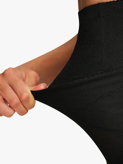 Mesh High-Waist Tummy Control Thong 