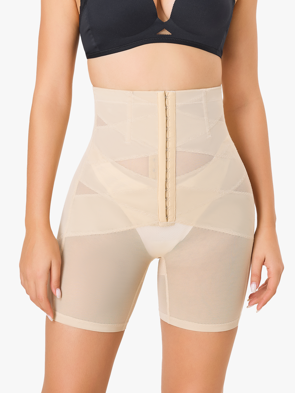 Shapewear Tummy Control High Waisted Body Shaper Shorts-Nebility