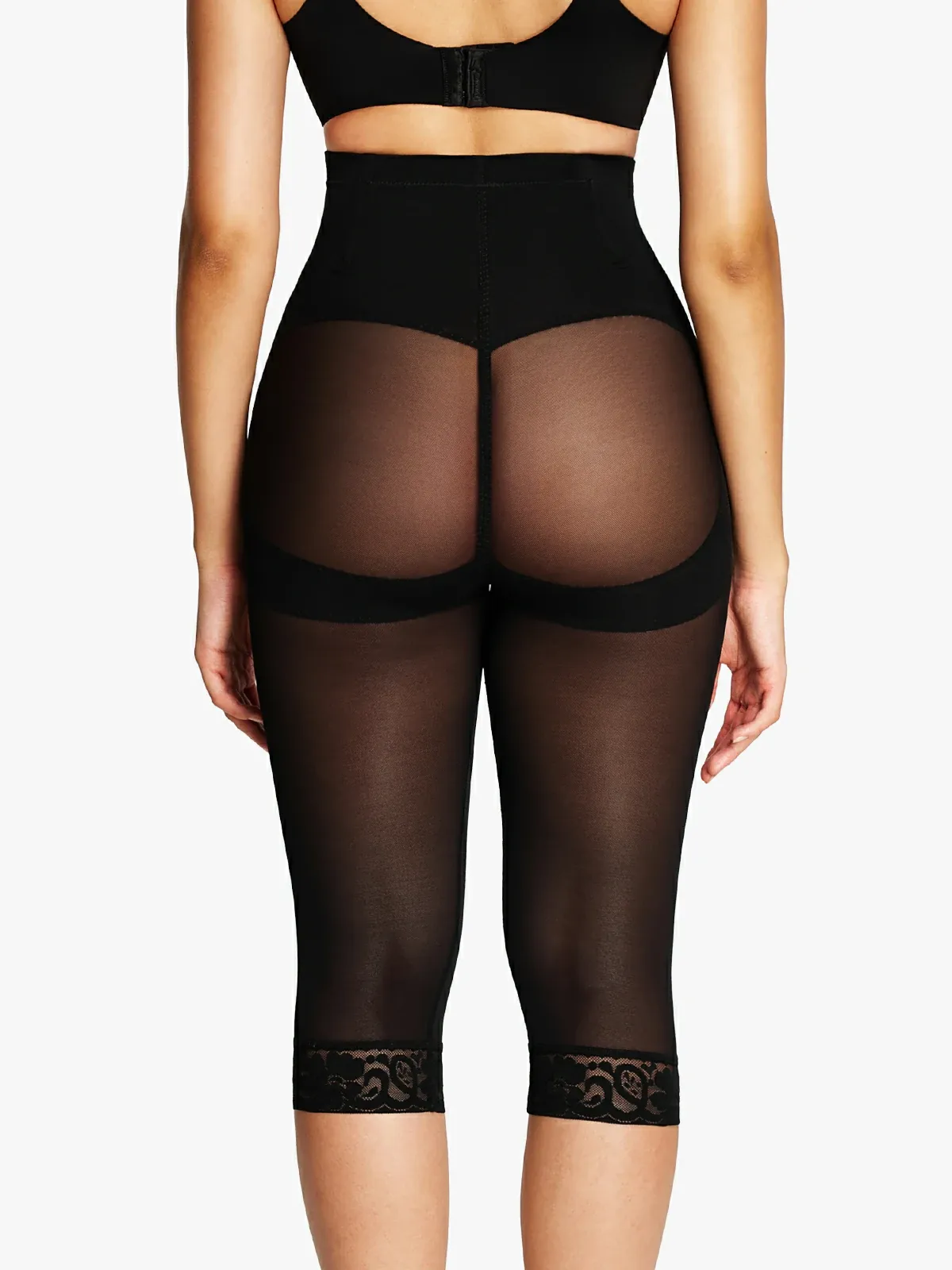 Mesh Tummy Control Shaping Capri