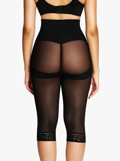 Mesh Tummy Control Shaping Capri