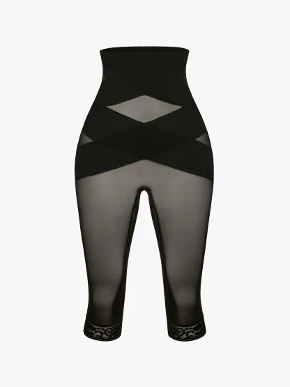Mesh Tummy Control Shaping Capri