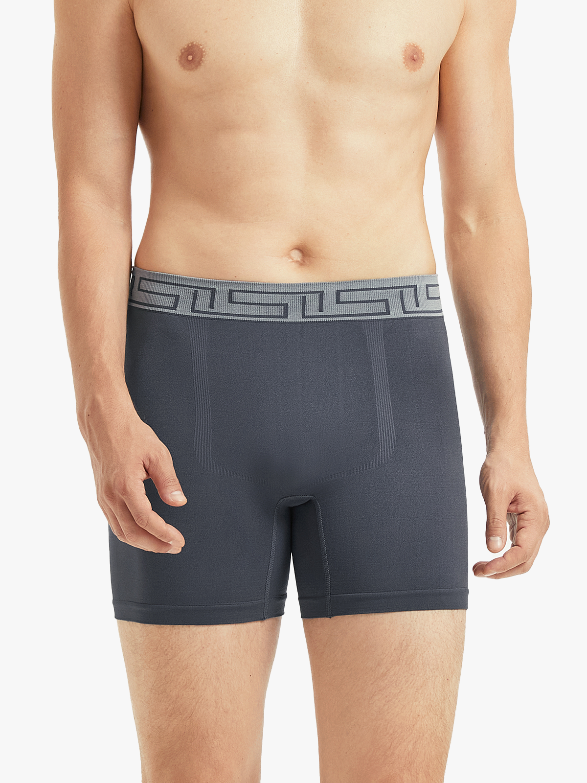 Breathable Stretchy Mid Waist Boxers for Men-Nebility