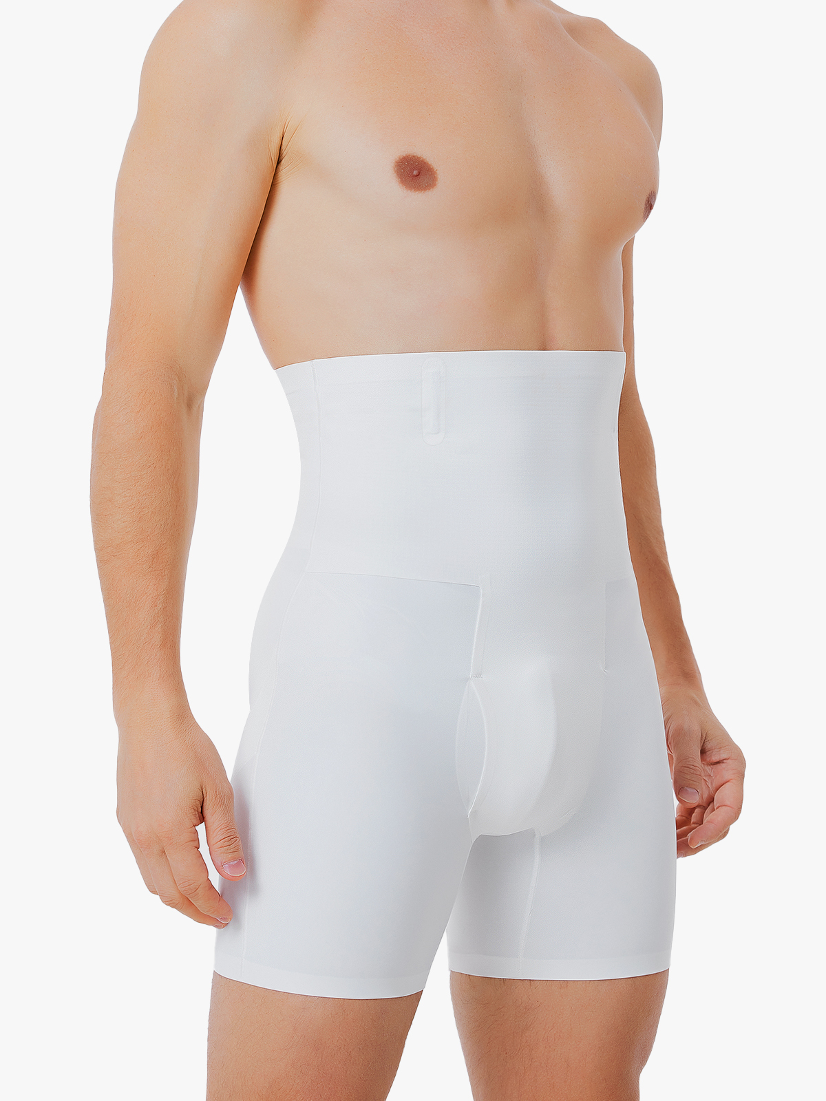 Seamless High Waist Butt Lifting Crotch Opening Shapewear  Shortie Control Panty