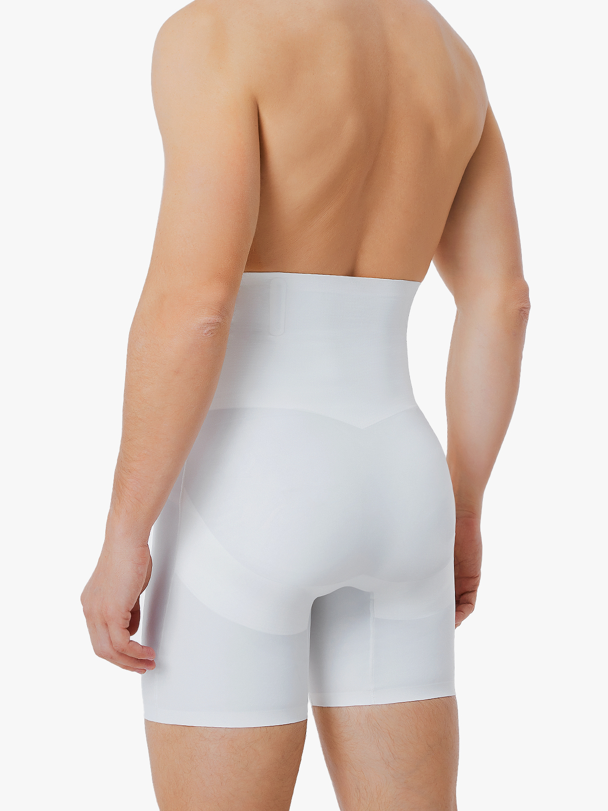 Seamless High Waist Butt Lifting Crotch Opening Shapewear Shortie Control Panty
