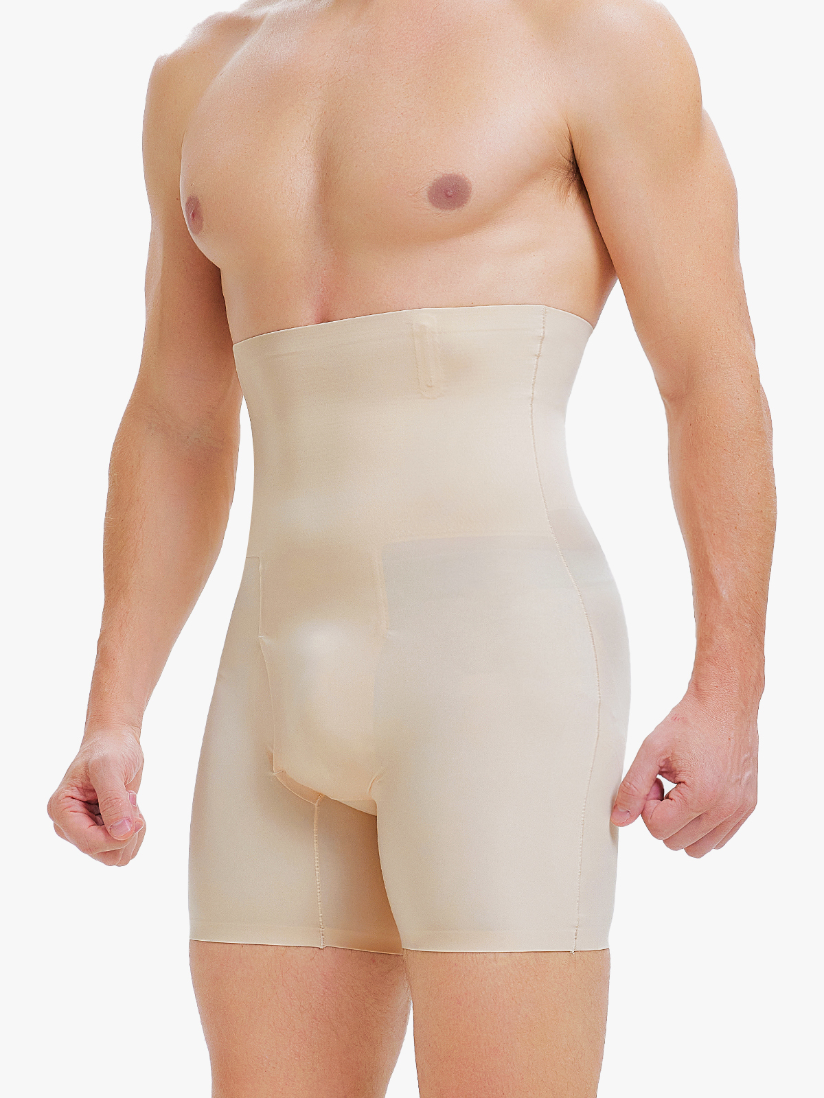 Seamless High Waist Butt Lifting Crotch Opening Shapewear  Shortie Control Panty