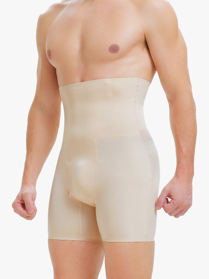 Seamless High Waist Butt Lifting Crotch Opening Shapewear  Shortie Control Panty