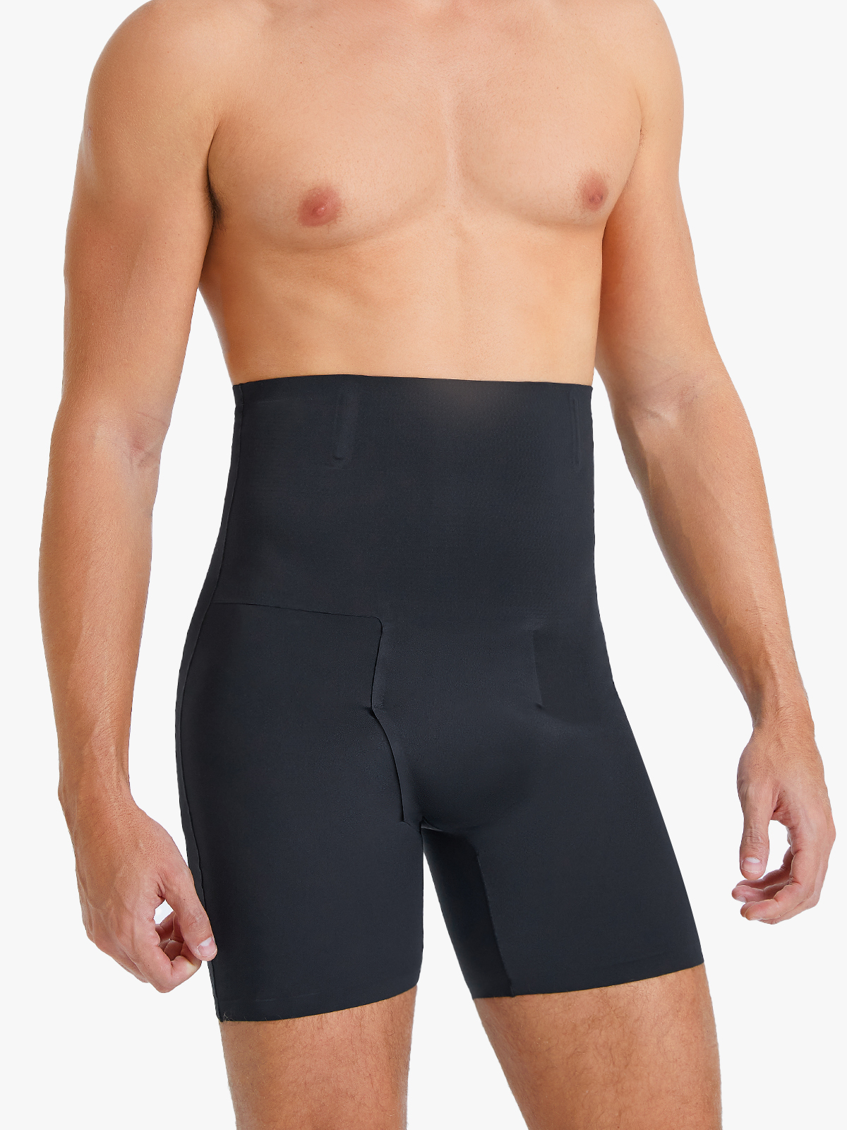 Seamless High Waist Butt Lifting Crotch Opening Shapewear  Shortie Control Panty