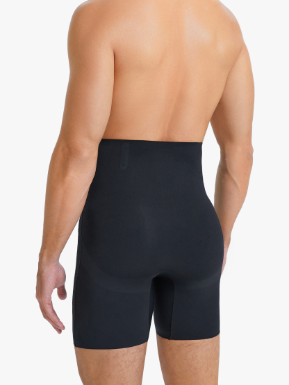 Seamless High Waist Butt Lifting Crotch Opening Shapewear  Shortie Control Panty