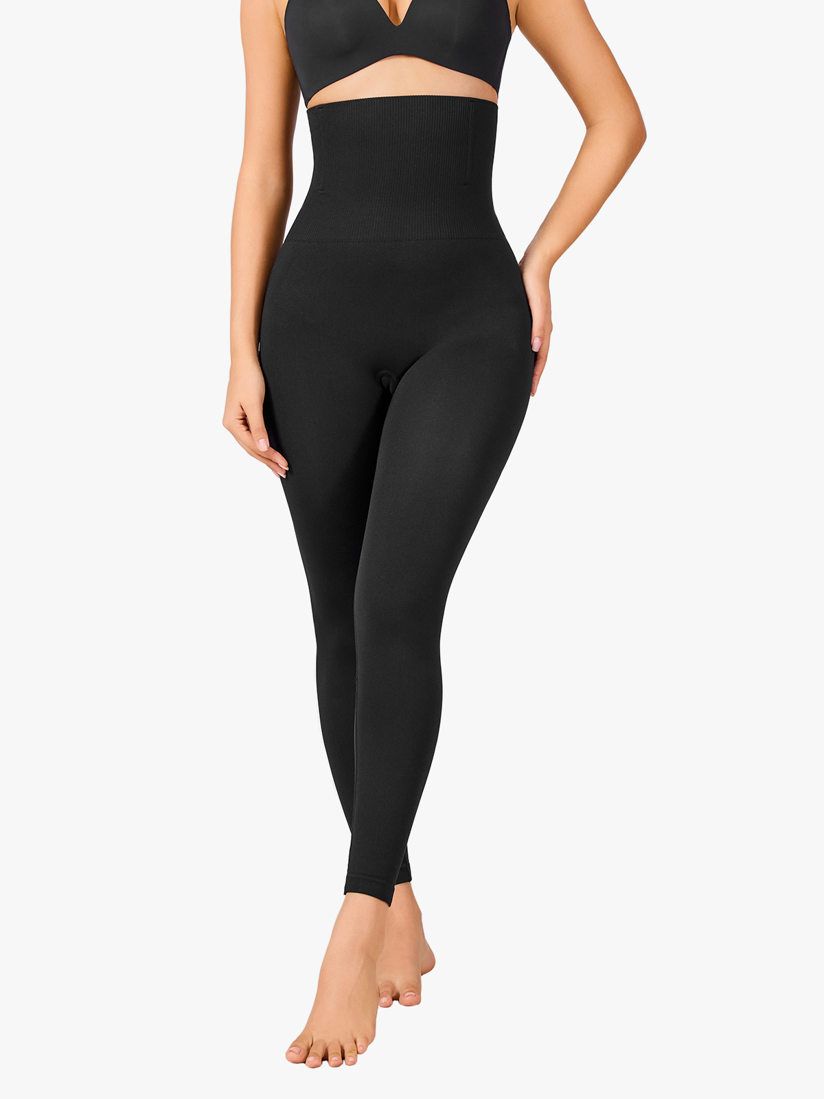 Nebility High Waist Compression Leggings for Women-Nebility