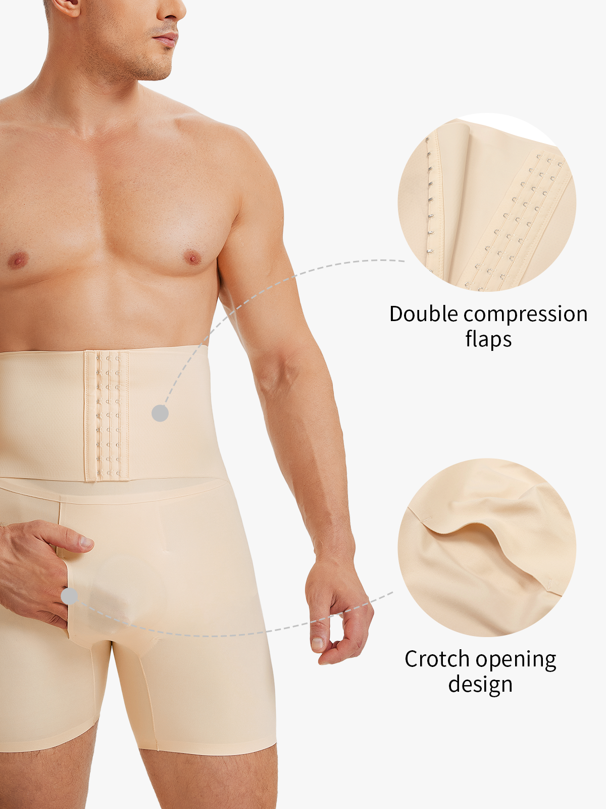 Adjustable Tummy Control Crotch Opening Control Panty