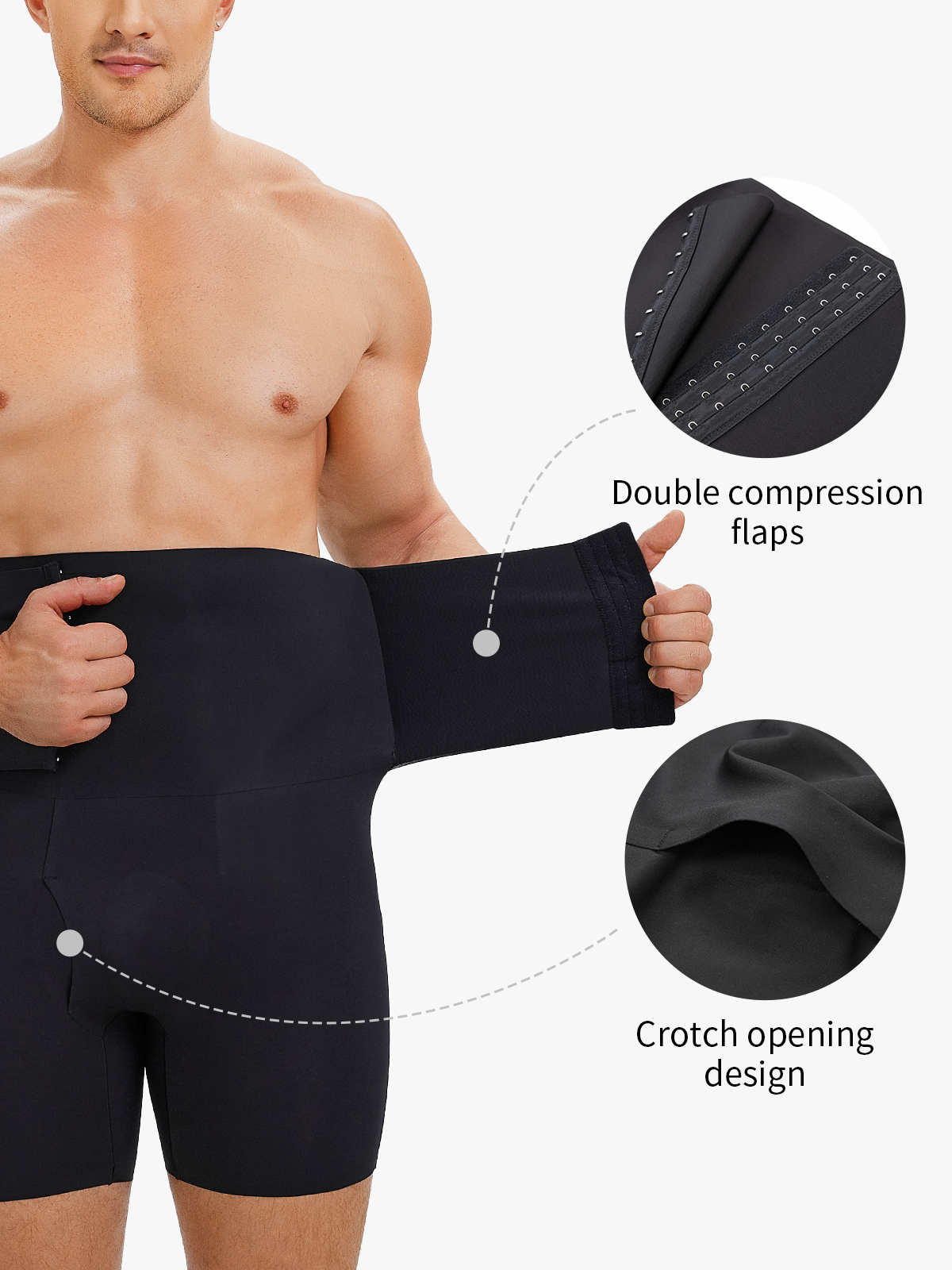 Adjustable Tummy Control Crotch Opening Control Panty