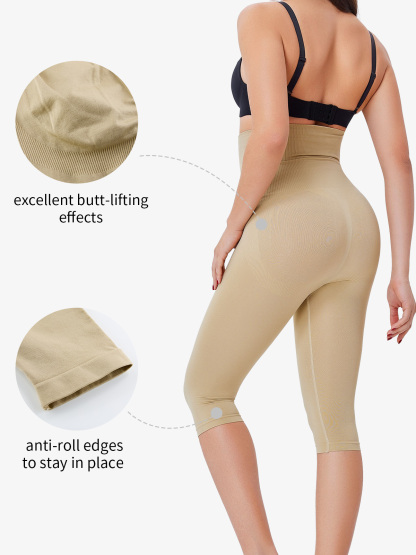 Women's Seamless Body Shapewear High Waist Long Shorts