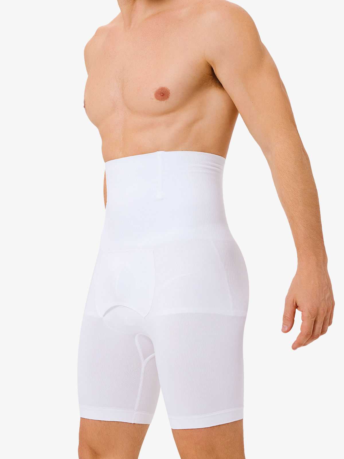 High Waist Boning Support Crotch Opening Shapewear Control Panty-Nebility