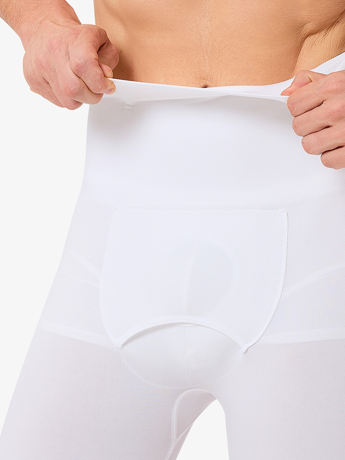 High Waist Boning Support Crotch Opening Shapewear Control Panty-Nebility