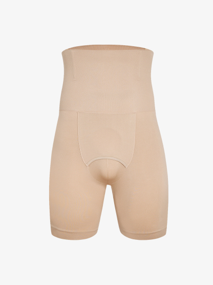 High Waist Boning Support Crotch Opening Shapewear Control Panty-Nebility