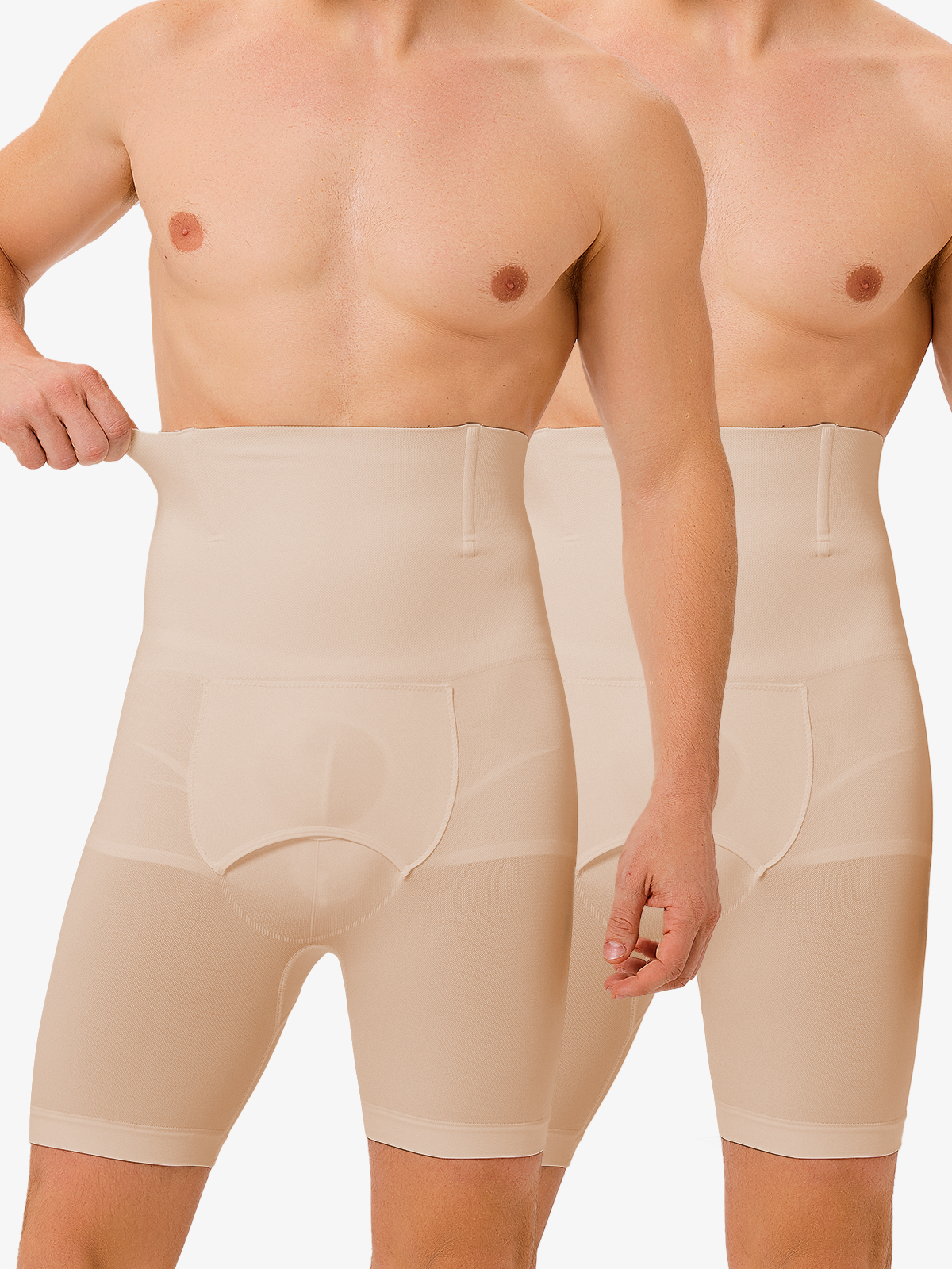 High Waist Boning Support Crotch Opening Shapewear Control Panty