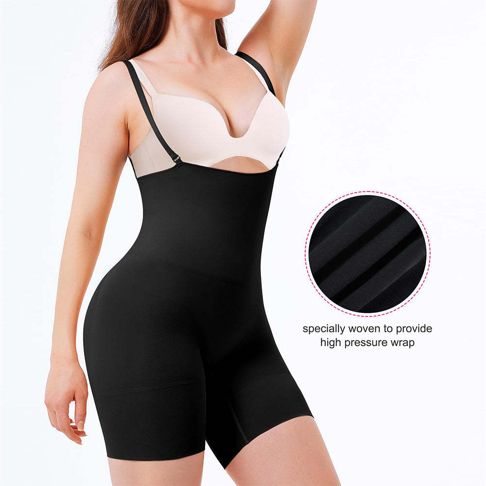 Nebility Seamless Butt Lifting Shorts with Adjustable Straps