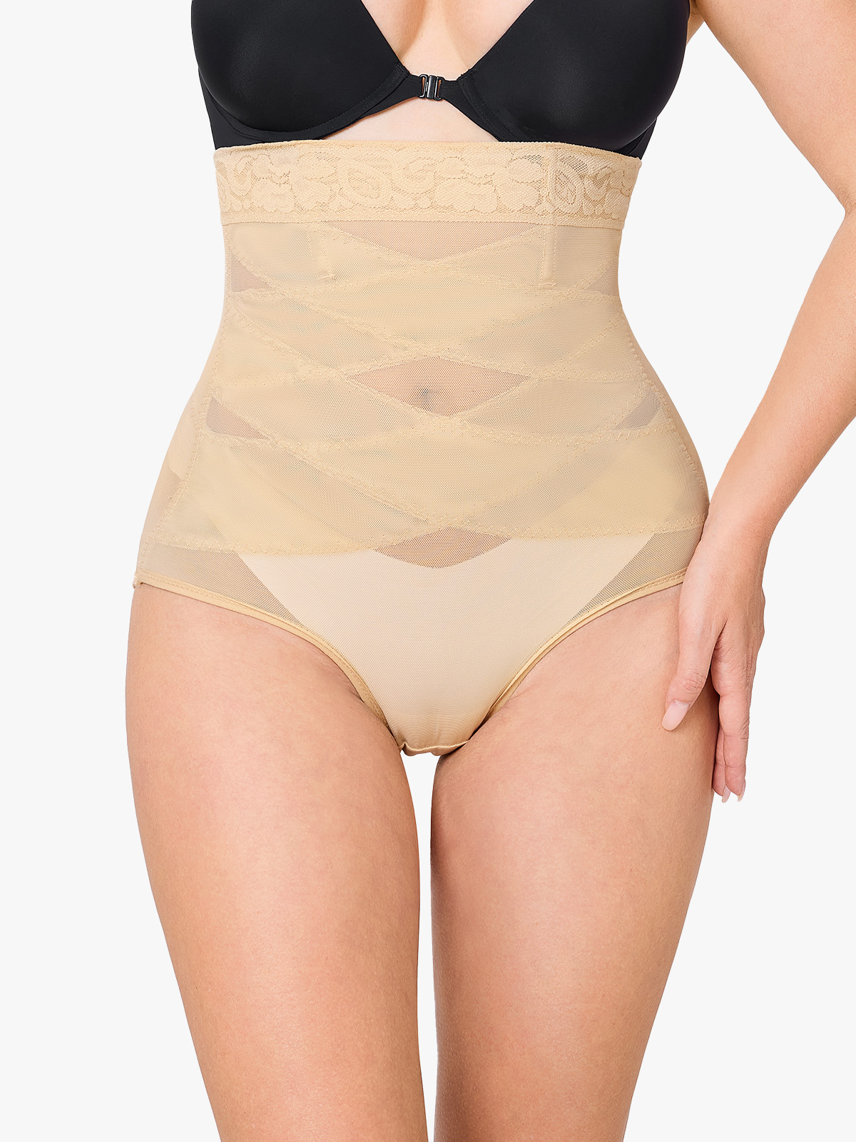 High Waist Stomach Control Shapewear Butt Lifting Girdle For Women-Nebility