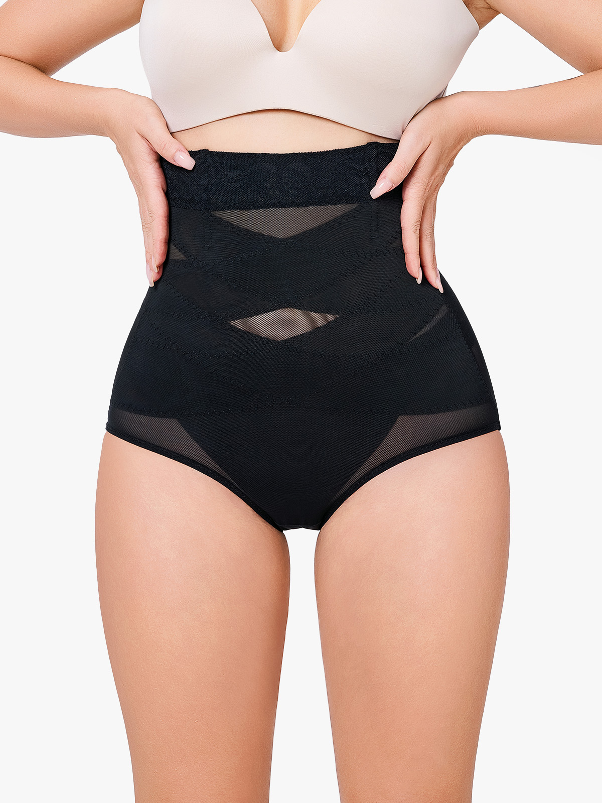 High Waist Stomach Control Shapewear Butt Lifting Girdle For Women-Nebility
