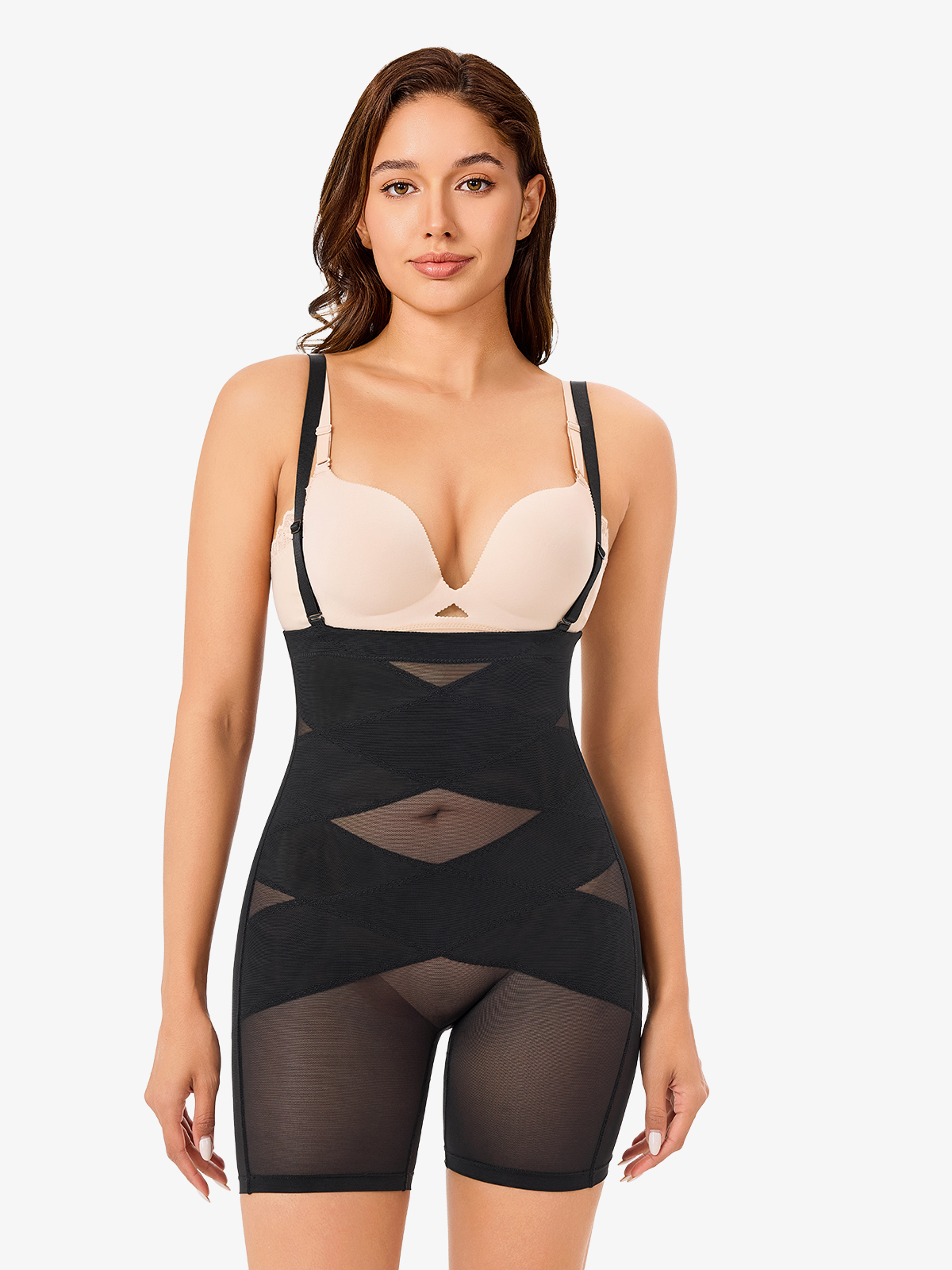 Tummy Control Butt Lifting Panties High Waist Seamless Body Shaper Shorts-Nebility