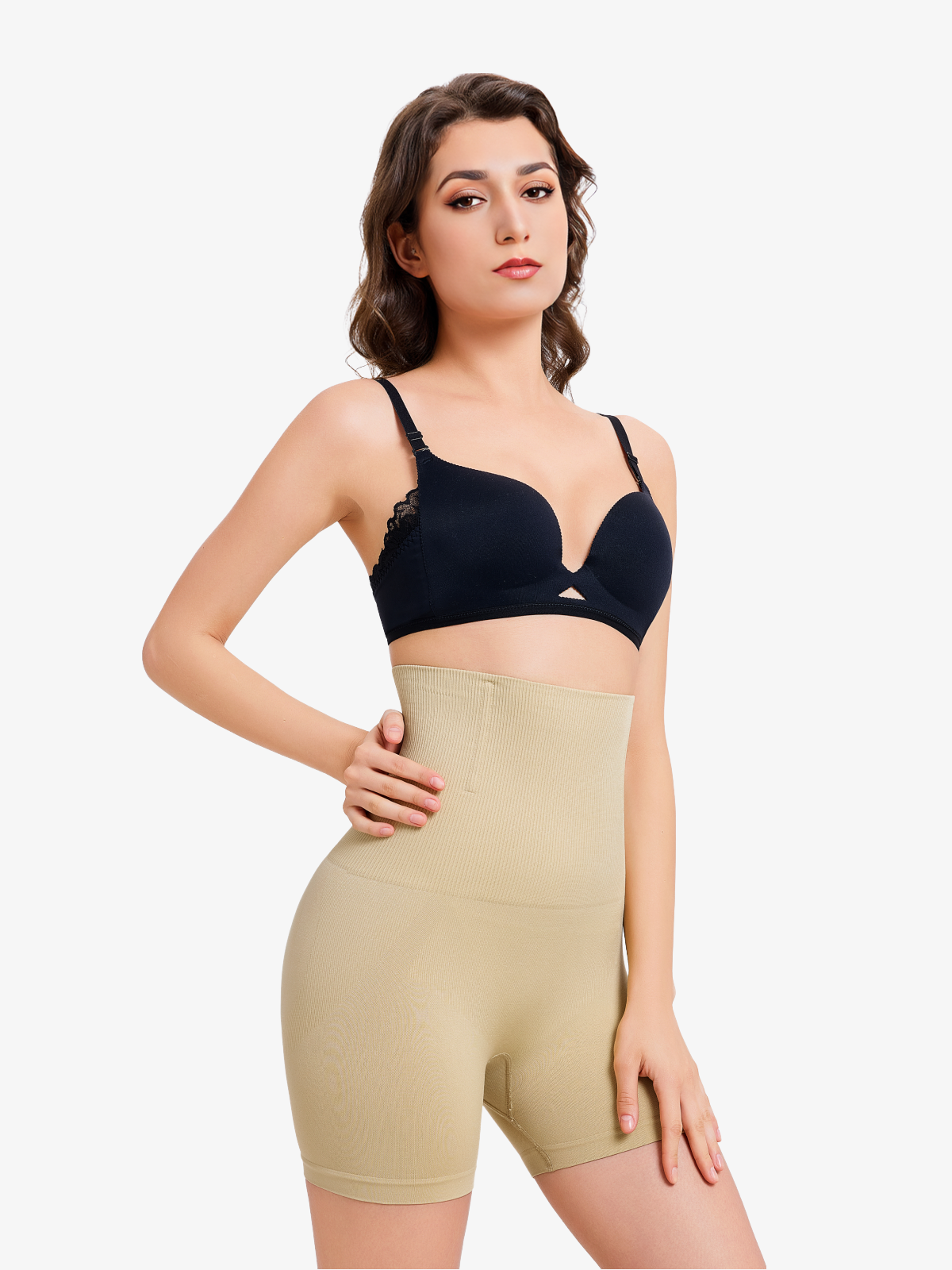 Nebility High Waist Seamless Shapewear Thigh Slimmers