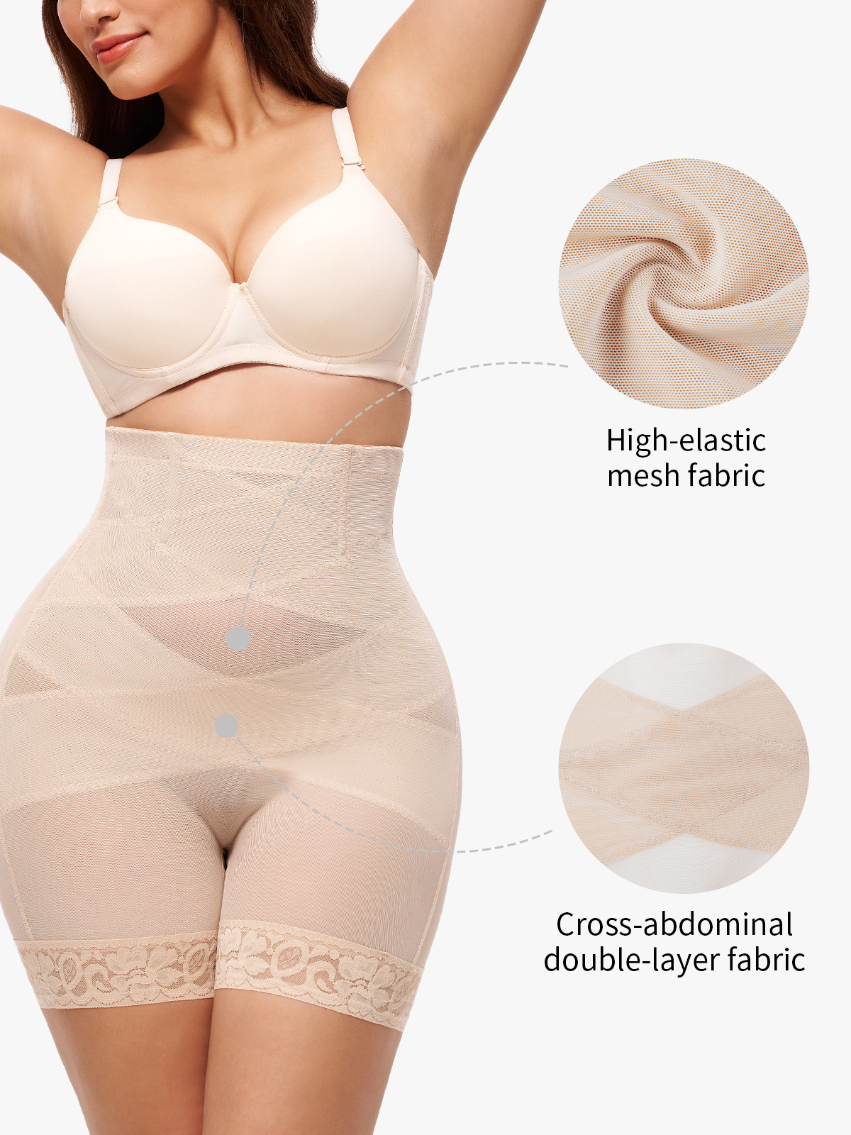 High Waisted Tummy Control Butt Lifting Panties