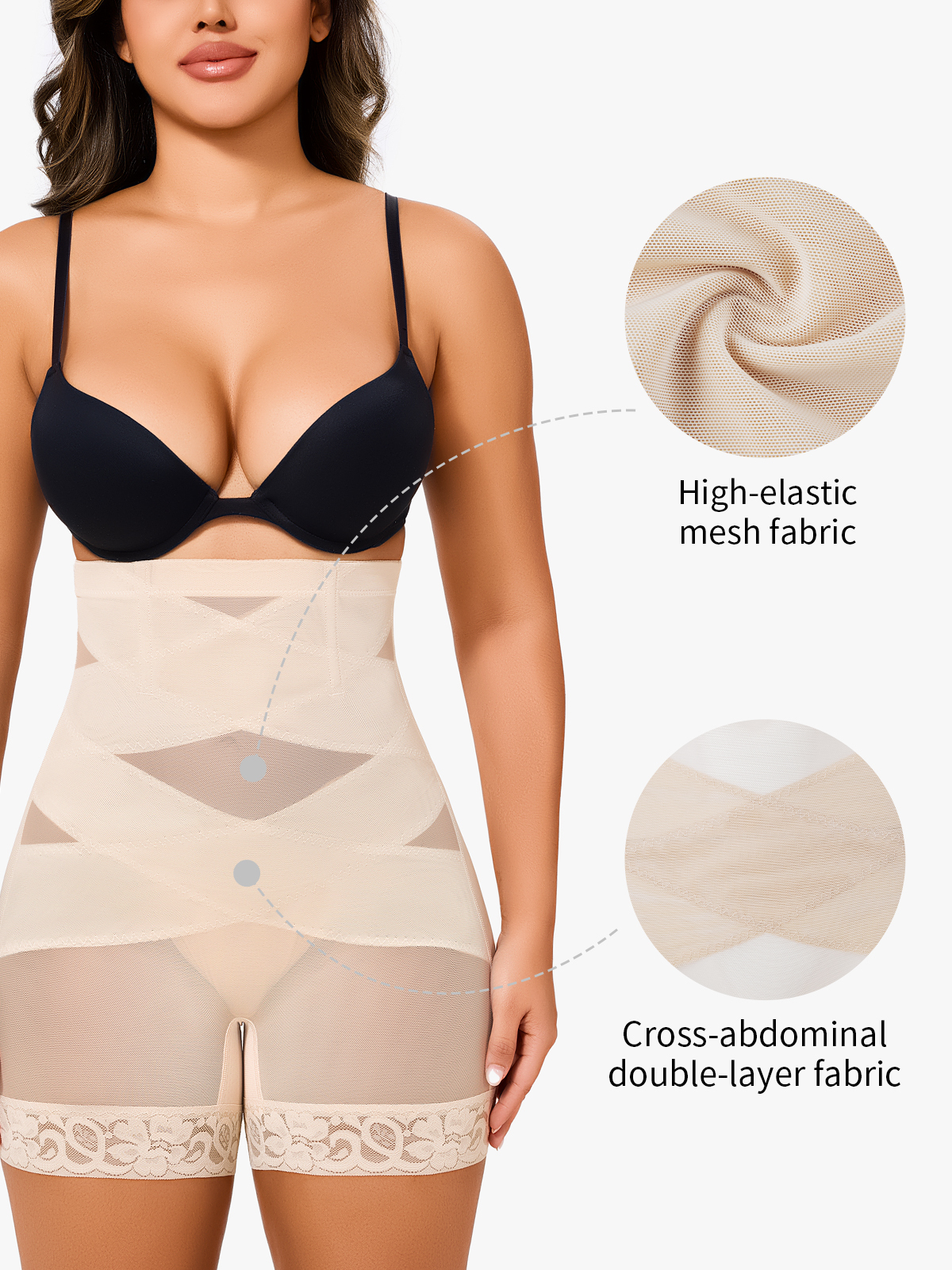 High Waisted Tummy Control Butt Lifting Panties