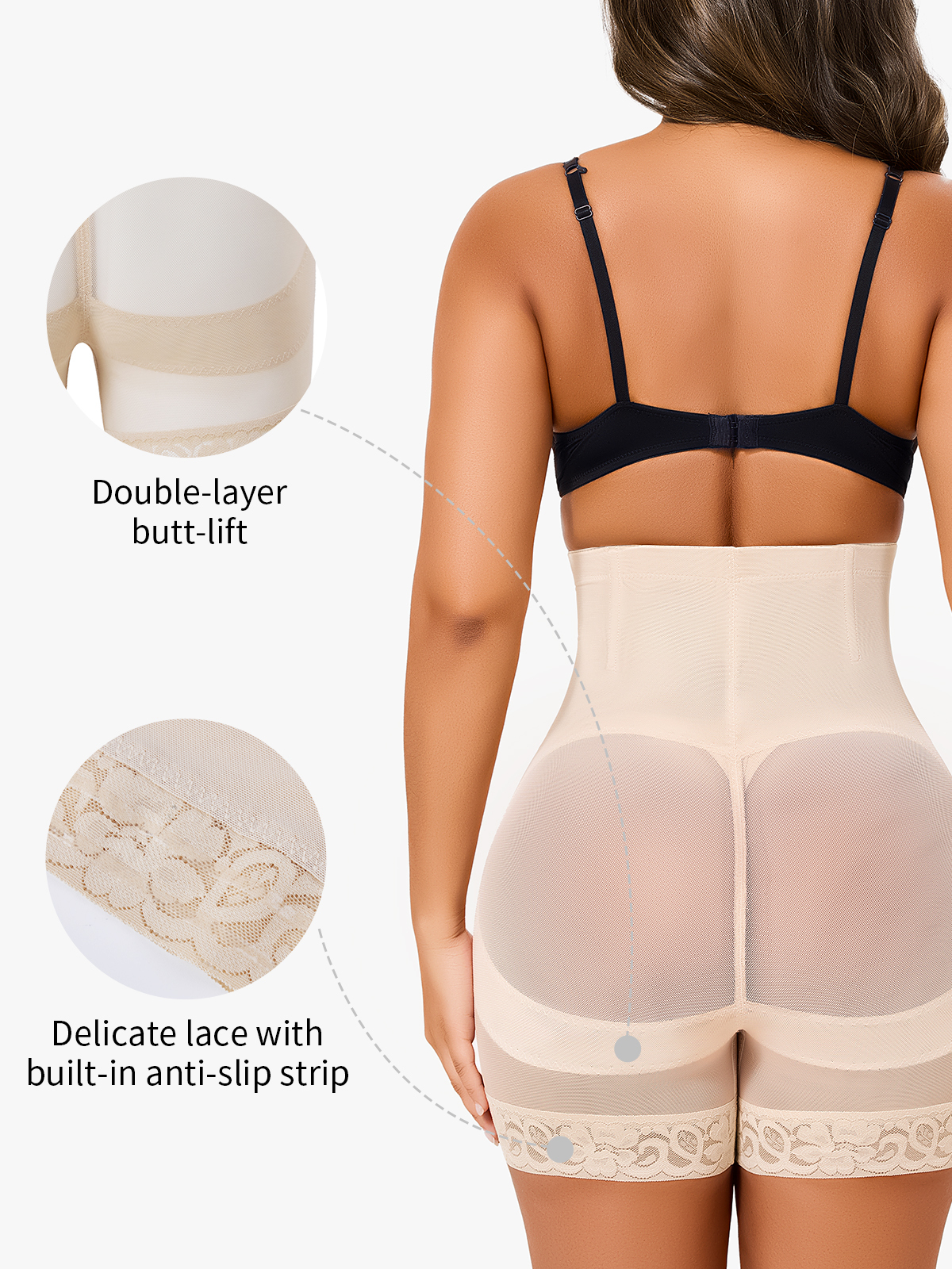 High Waisted Tummy Control Butt Lifting Panties