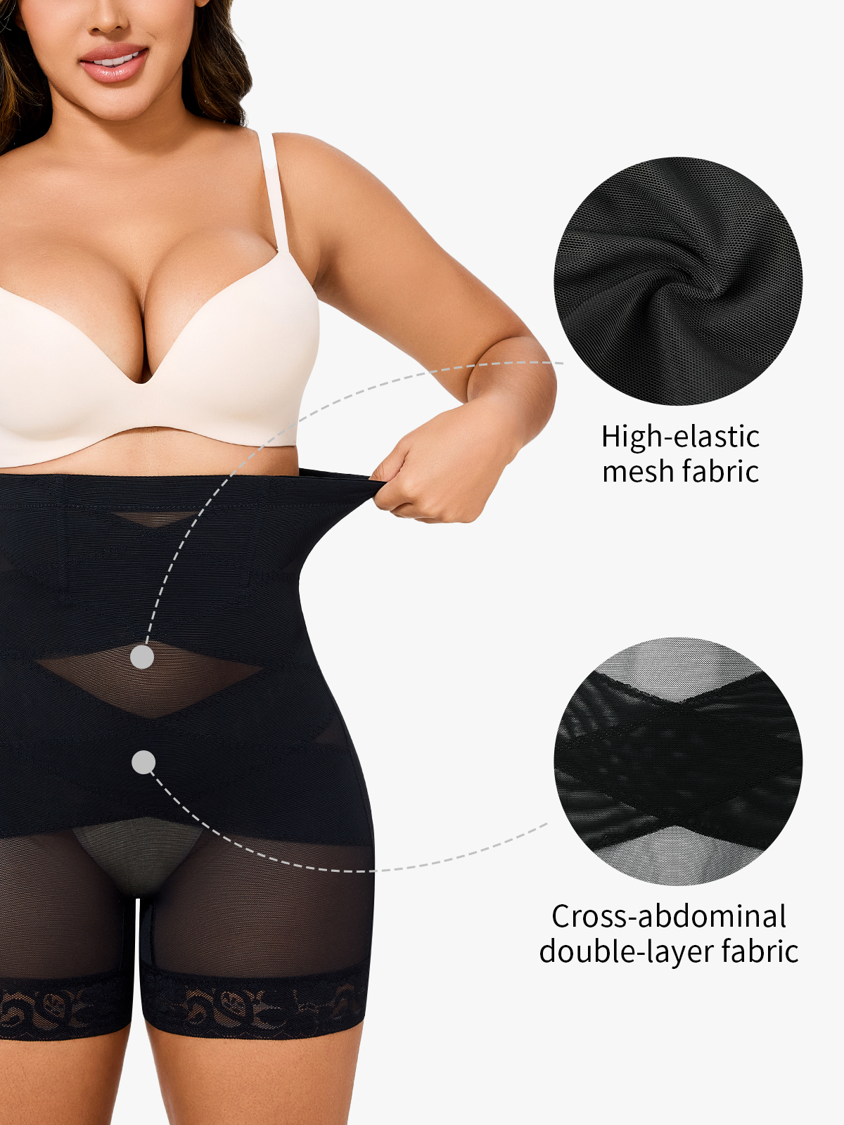 High Waisted Tummy Control Butt Lifting Panties